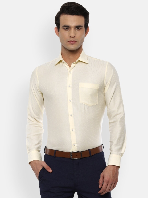 

Van Heusen Men Yellow Slim Fit Formal Shirt