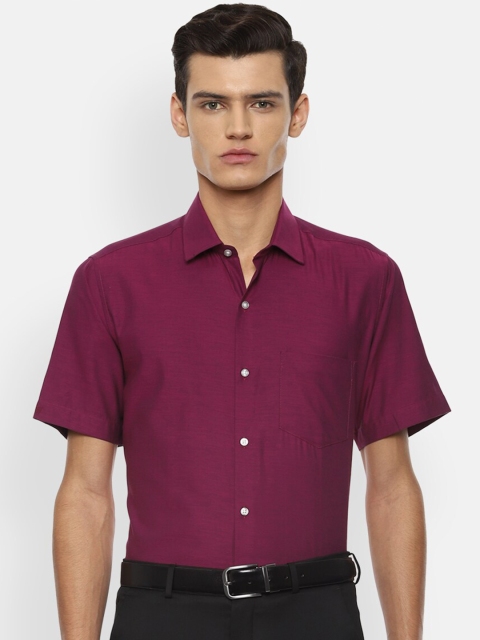 

Van Heusen Men Maroon Formal Shirt