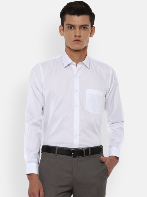 

Van Heusen Men White Slim Fit Formal Shirt