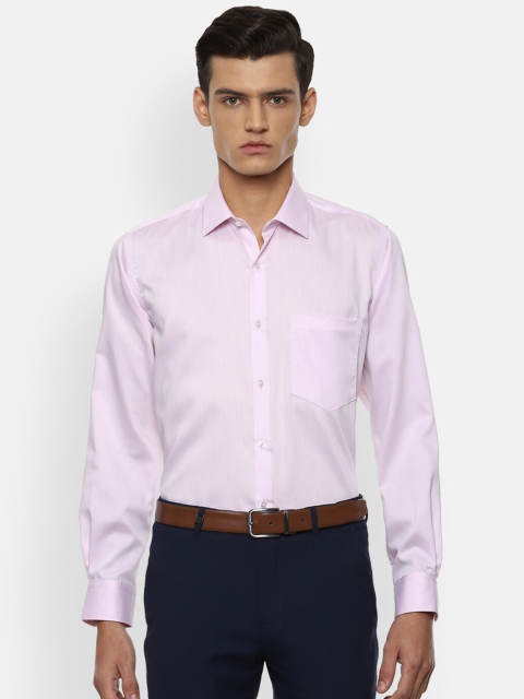 

Van Heusen Men Pink Pure Cotton Formal Shirt