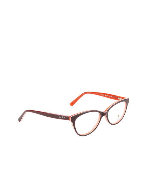 

Ted Smith Women Maroon & Orange Full Rim Cateye Frames TSD-9048_C39