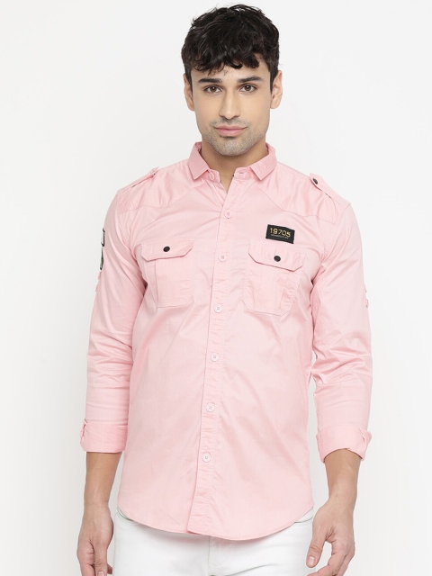 

V2 Value & Variety Men Pink Casual Shirt