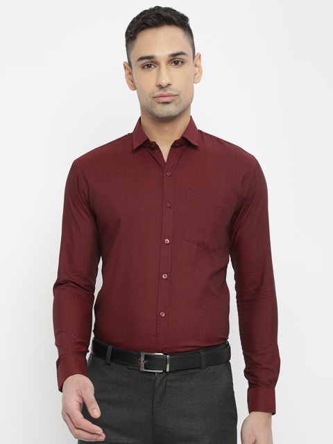 

V2 Value & Variety Men Maroon Formal Shirt
