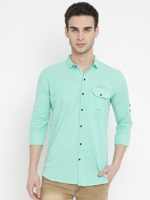 

V2 Value & Variety Men Green Casual Shirt