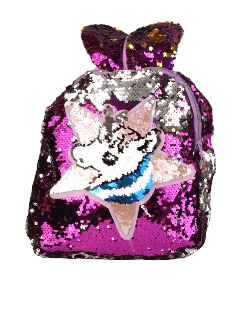 

Spiky Kids Purple Sequinned Backpack