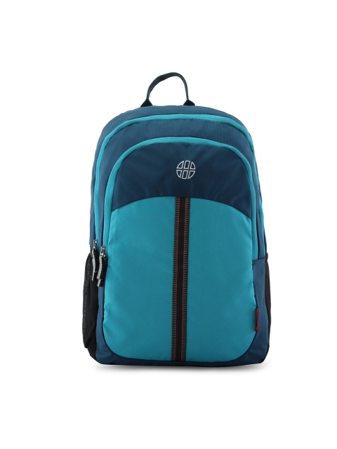 

Harissons Unisex Blue & Teal Colourblocked Backpack