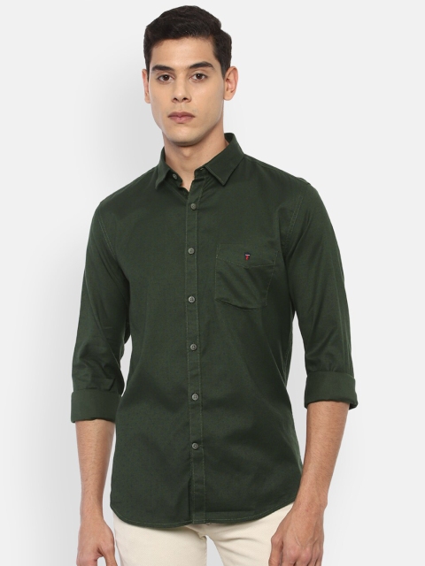 

Louis Philippe Sport Men Green Slim Fit Casual Shirt