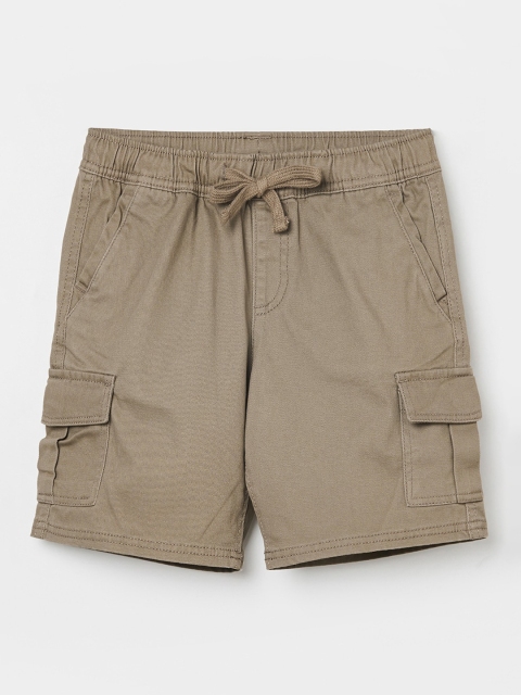 

Fame Forever by Lifestyle Boys Taupe Cargo Shorts