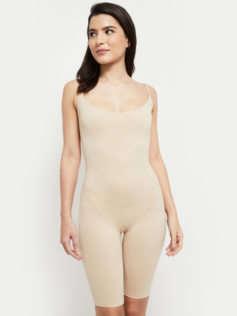

max Women Brown Solid Body Shapewear
