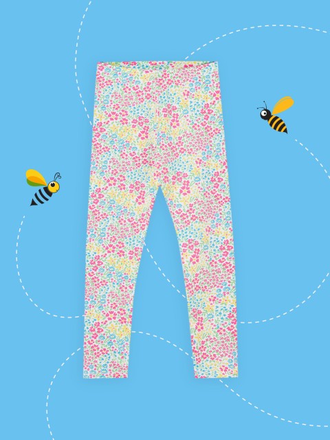 

Fame Forever by Lifestyle Girls White & Pink Printed Cotton Track Pants