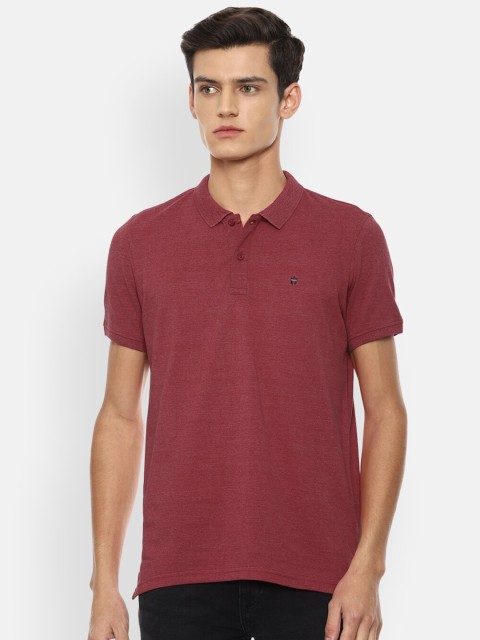 

Louis Philippe Sport Men Maroon Polo Collar Slim Fit T-shirt