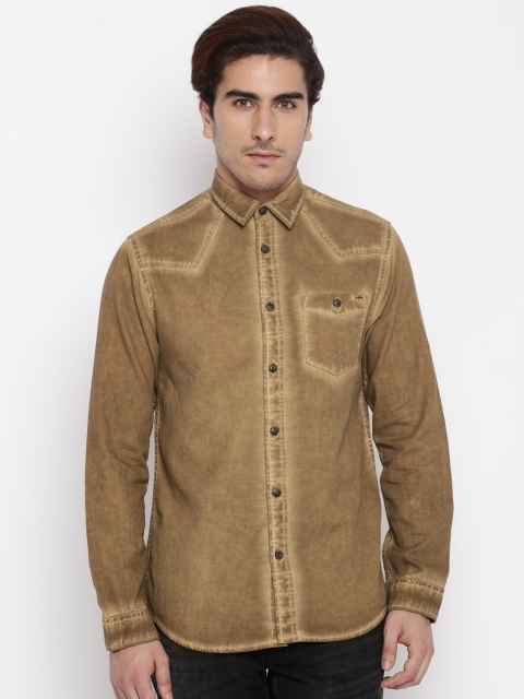 

Jack & Jones Khaki Slim Fit Faded Casual Shirt