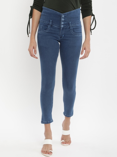 

V2 Value & Variety Women Blue Clean Look High-Rise Jeans