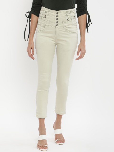 

V2 Value & Variety Women Green Low Distress Jeans