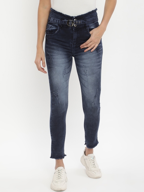

V2 Value & Variety Women Blue Heavy Fade Cotton Jeans