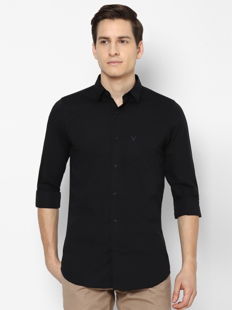

Allen Solly Men Black Slim Fit Casual Shirt