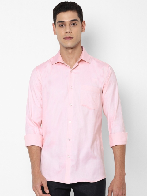 

Allen Solly Men Pink Slim Fit Cotton Casual Shirt