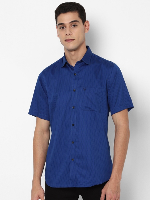 

Allen Solly Men Blue Slim Fit Cotton Casual Shirt