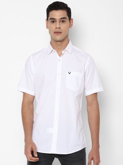 

Allen Solly Men White Slim Fit Casual Shirt