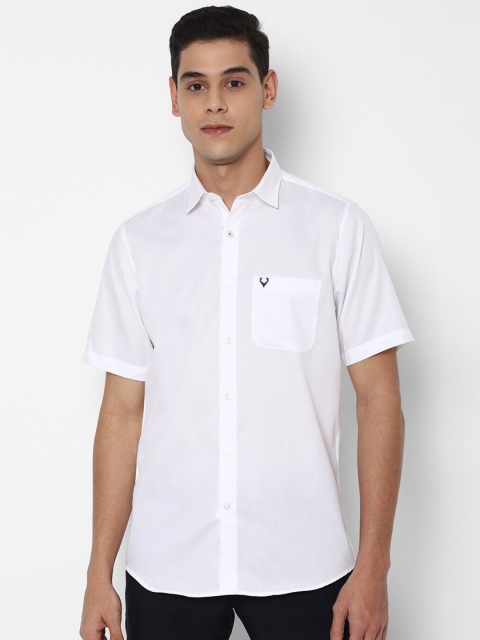 

Allen Solly Men White Slim Fit Casual Shirt