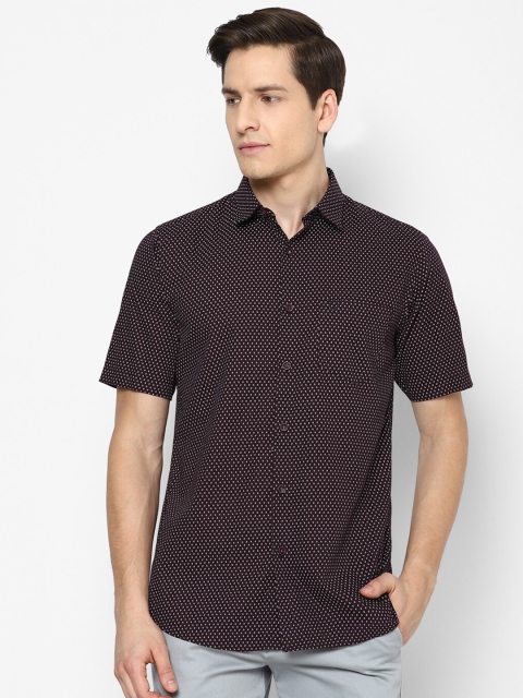 

Allen Solly Men Brown Slim Fit Printed Casual Shirt