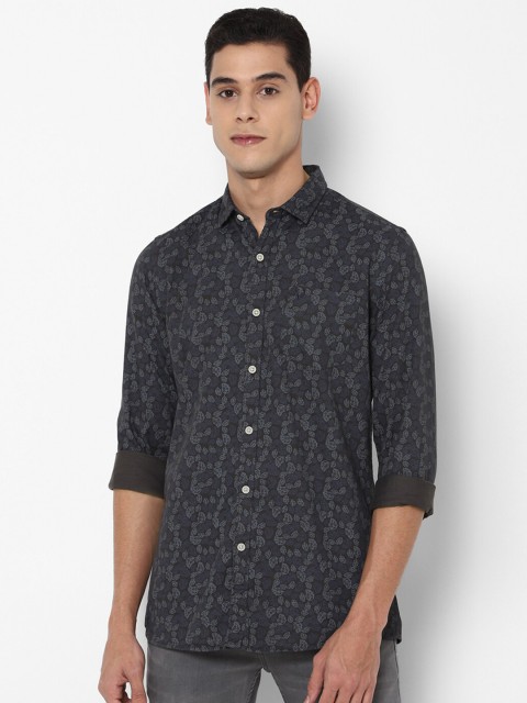 

Allen Solly Sport Men Grey Printed Casual Shirt
