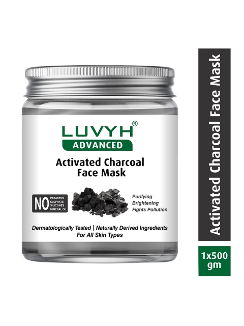 

LUVYH Activated Charcoal Face Mask - 500g, Grey