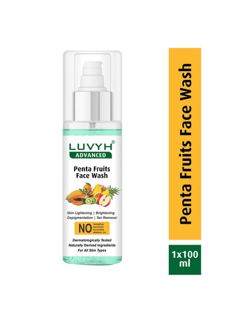 

LUVYH Penta Fruits Face Wash - 100 ml, Blue