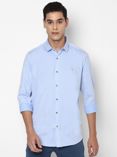 

SIMON CARTER LONDON Men Blue Slim Fit Casual Shirt