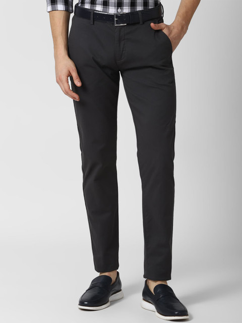 

Peter England Casuals Men Black Slim Fit Chinos Trousers