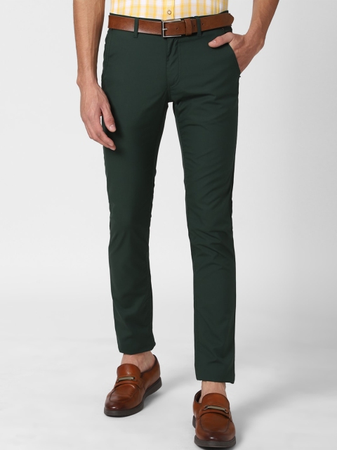 

Peter England Casuals Men Green Slim Fit Chinos Trousers