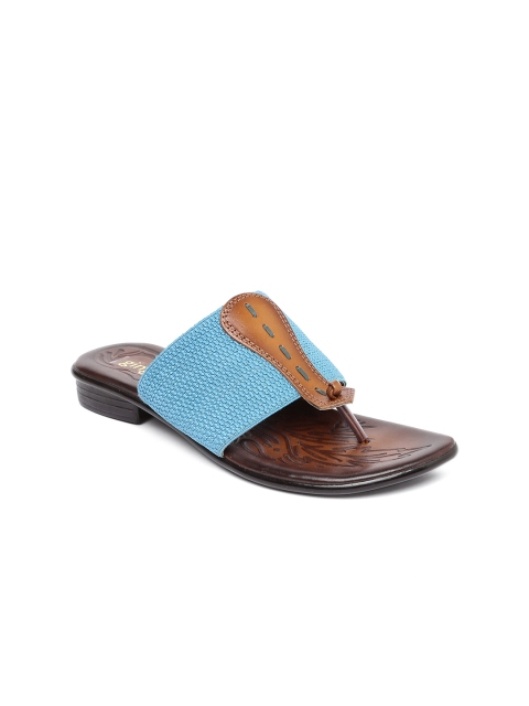 

Ginger by Lifestyle Women Blue & Brown Colourblocked Flats