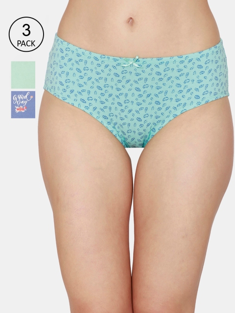 

Zivame Women Pack Of 3 Assorted Briefs