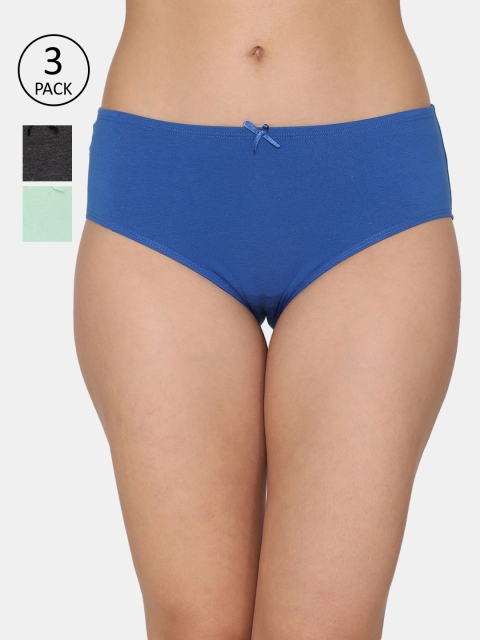 

Zivame Women Pack Of 3 Assorted Briefs