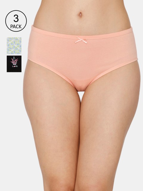 

Zivame Women Pack Of 3 Assorted Briefs