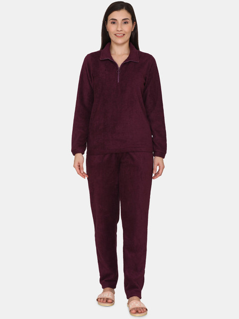 

Zivame Women Purple Night suit