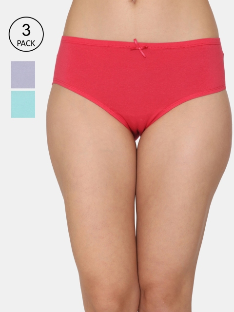 

Zivame Women Pack Of 3 Hipster Panties, Multi