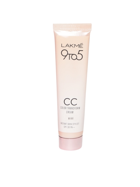 

Lakme 9 to 5 CC Colour Transform Cream with SPF 30 PA++ - Beige 30g