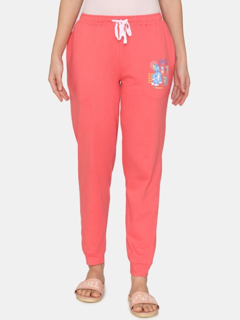 

Zivame Pink Tom & Jerry Printed Cotton Knitted Pyjamas