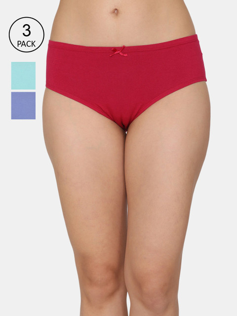 

Zivame Women Pack Of 3 Assorted Briefs