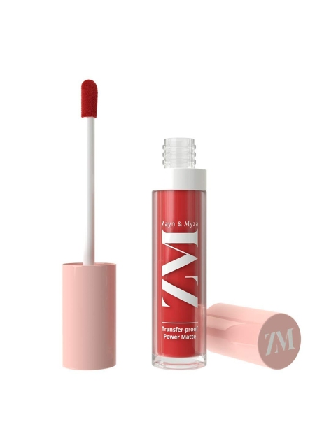 

ZM Zayn & Myza Transfer-Proof Power Matte Lip Color- Candid Coral 6 ml