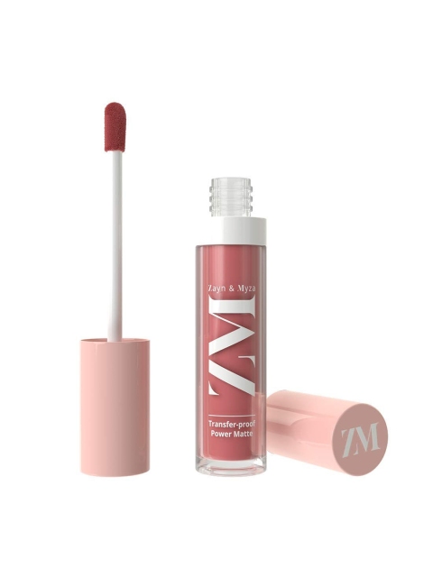 

ZM Zayn & Myza Transfer-Proof Power Matte Lip Color - Rose Pink 4.5 gm