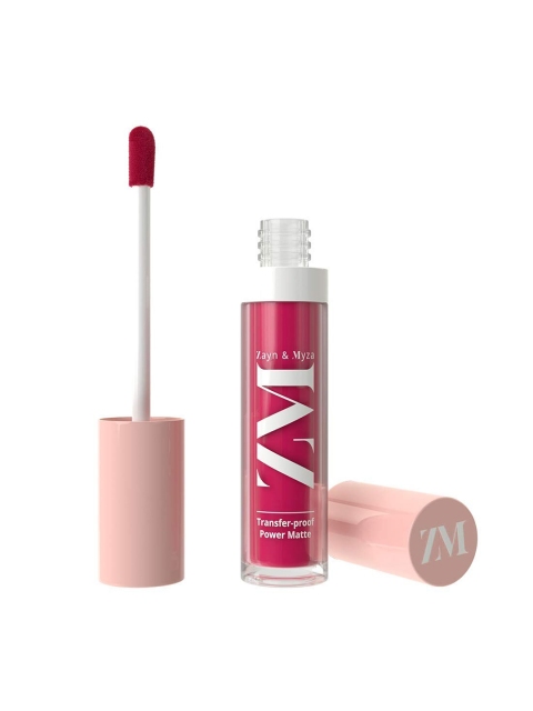 

ZM Zayn & Myza Transfer-Proof Power Matte Lip Color - Full Fuchsia 4.5 gm