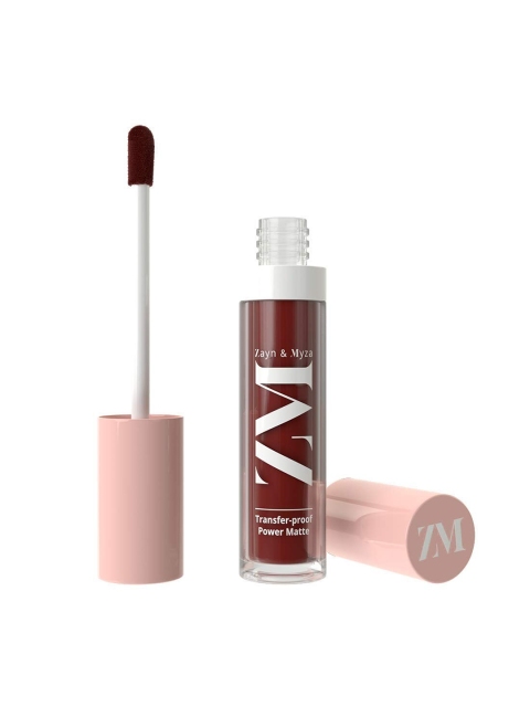 

ZM Zayn & Myza Transfer-Proof Power Matte Lip Color - Royal Maroon 6 ml