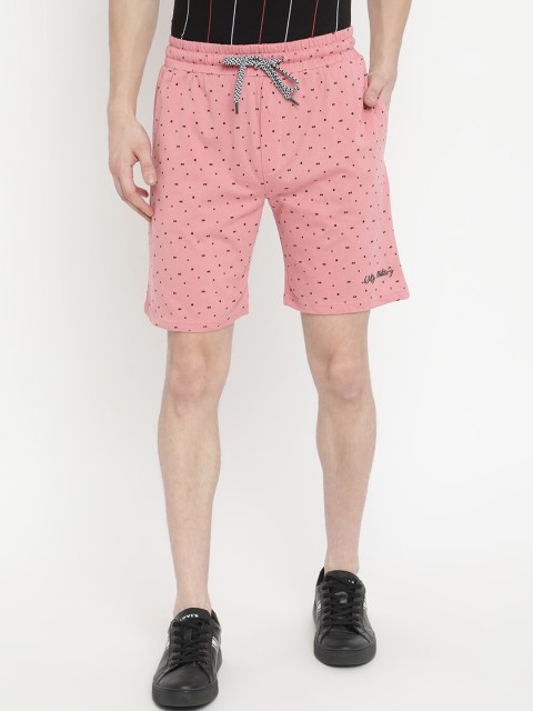

V2 Value & Variety Men Peach-Coloured Printed Shorts