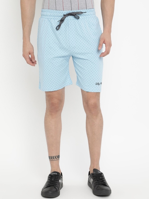 

V2 Value & Variety Men Blue Printed Shorts