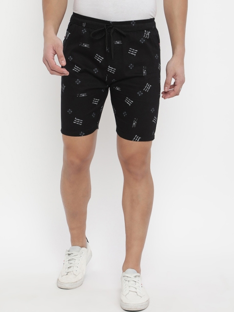 

V2 Value & Variety Men Black Printed Shorts