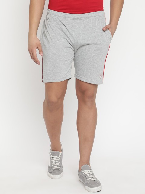 

V2 Value & Variety Men Grey Melange Shorts