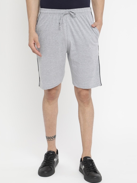 

V2 Value & Variety Men Grey Melange Shorts