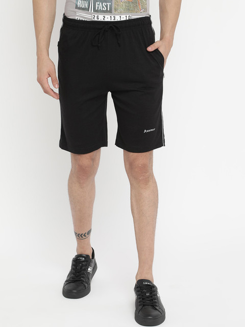 

V2 Value & Variety Men Black Colourblocked Sports Shorts